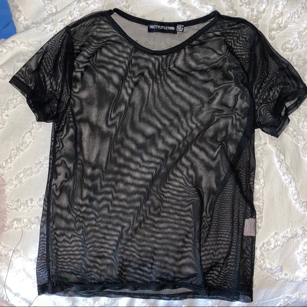 Prettylittlething PLT mesh top